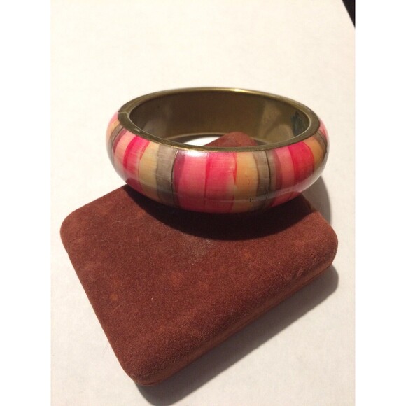 Pier One Pink Cuff Bracelet 2.75 In - Picture 2 of 3